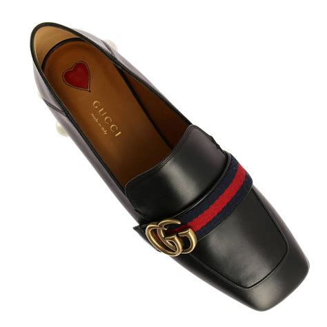 mocassini con fibbia gucci